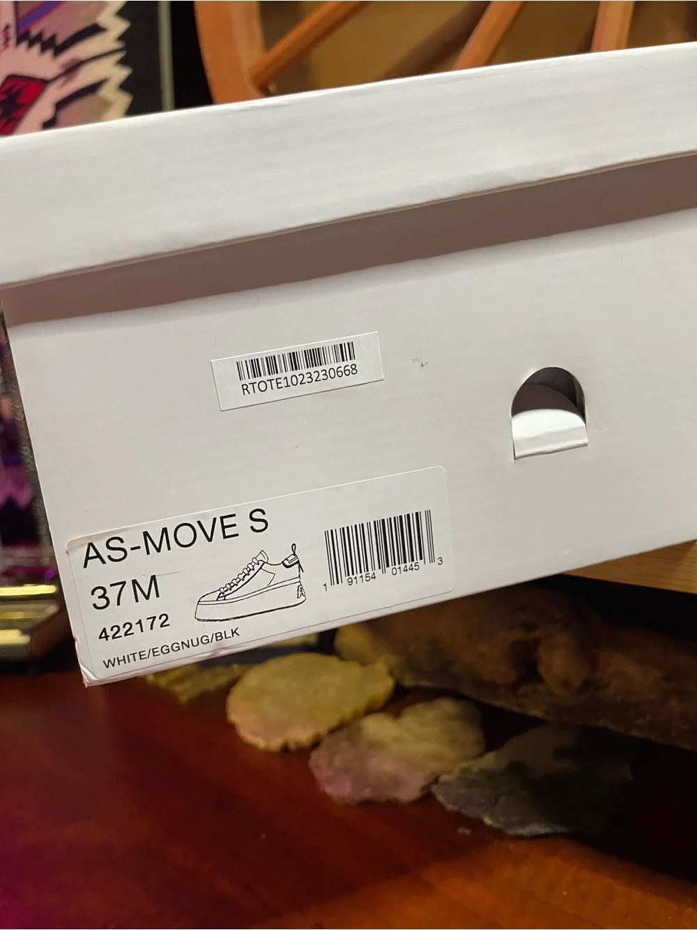 NIB ASH MOVE S - Chunky Platform Sneaker  Leather Upper EU 37 -US Sz range 6.5-7